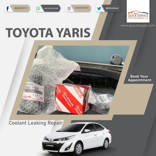 Toyota Yaris Coolant Leaking Repair Toyota Yaris Coolant Leaking Repair