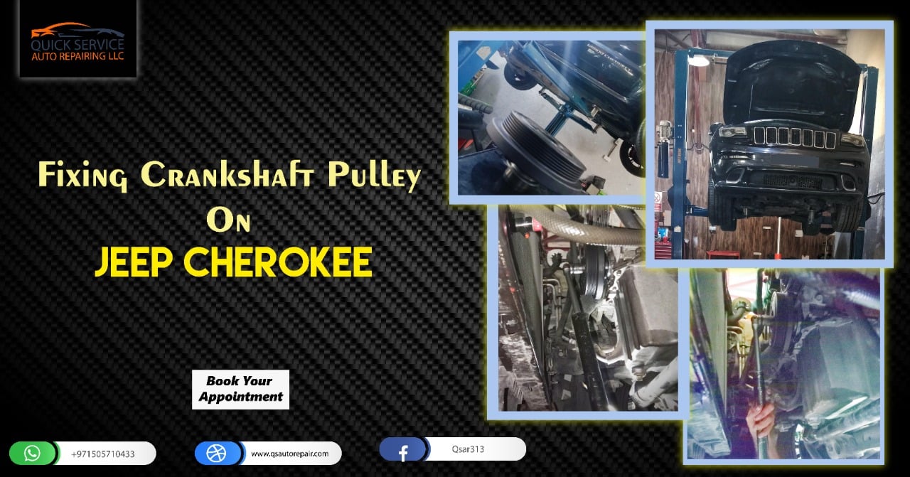 Jeep Cherokee Fixing Crankshaft Pulley Service