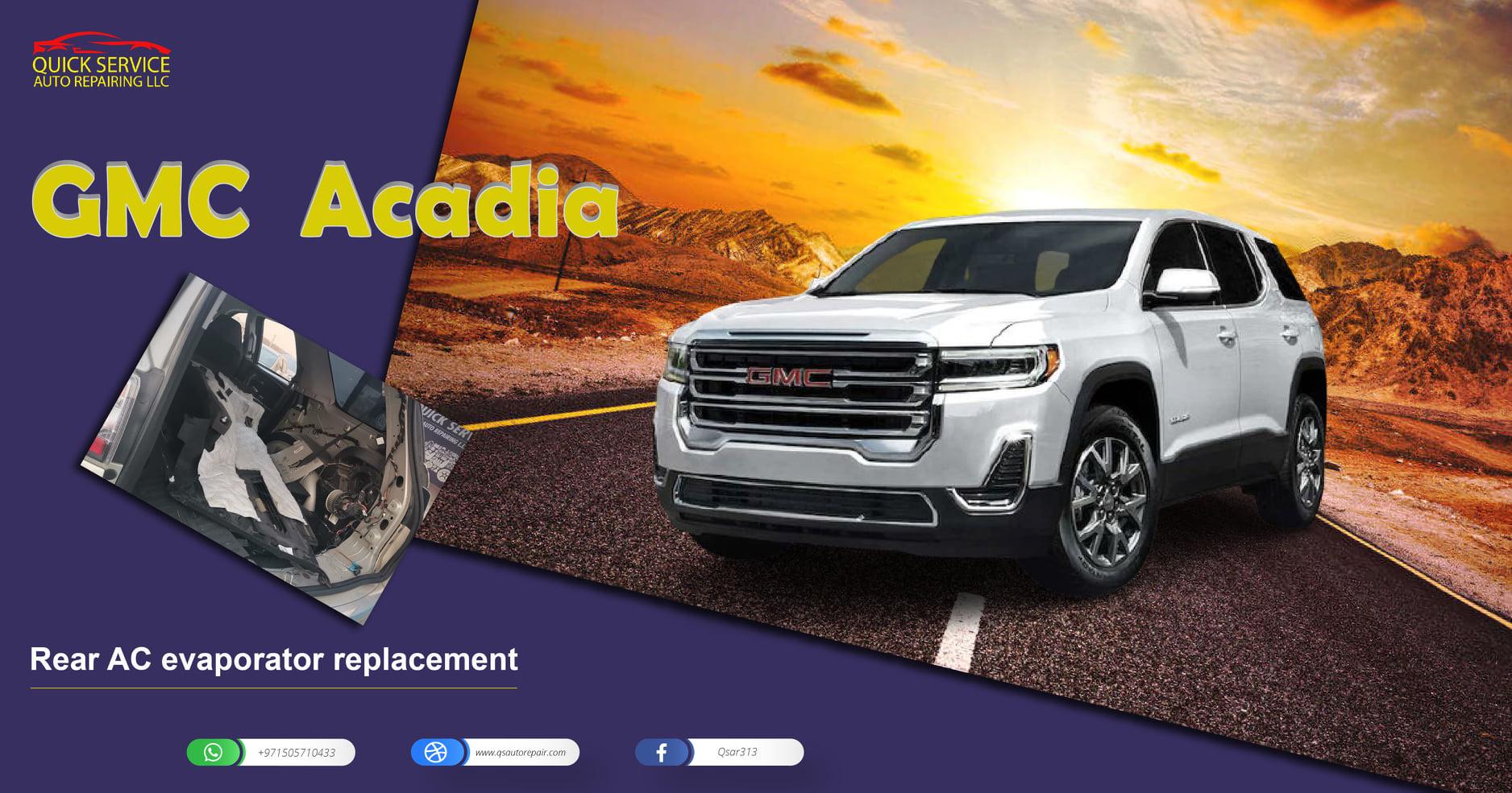 GMC Acadia Rear AC eveporator replacement
