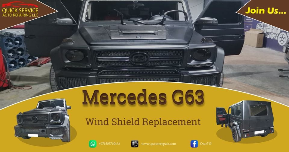 Mercedes G63 Wind Shield Replacement