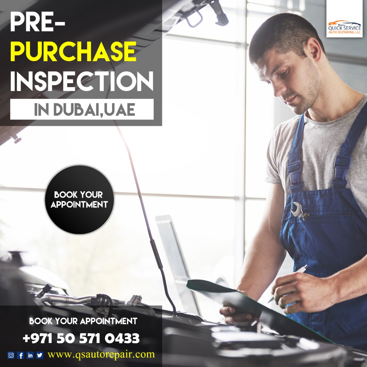 pre purchase car inspection dubai