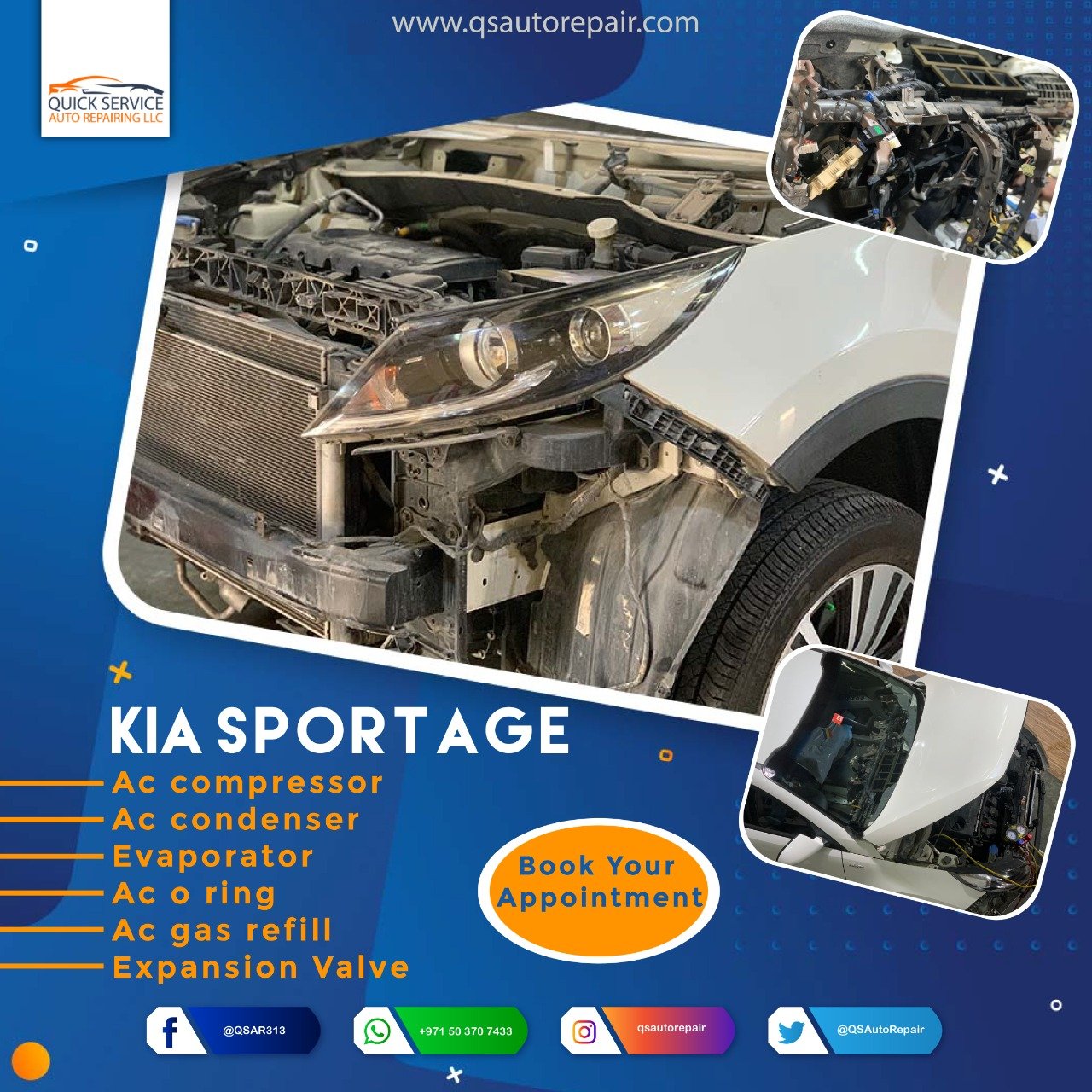 Kia Sportage AC Repair Service