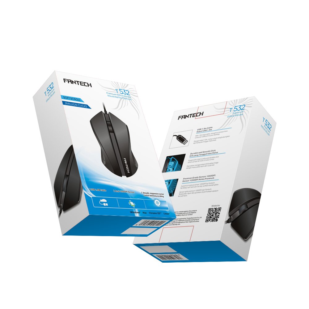 Fantech T533 Wired Premium Office Mouse