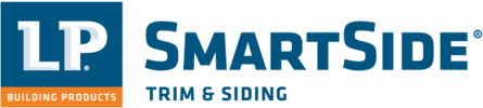 Lp smartside logo, representing the brand's building products division.