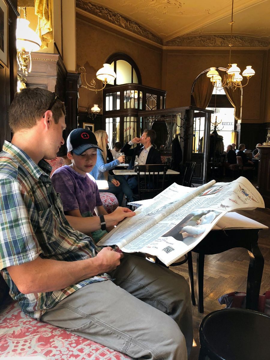 2018 European travel review: Cafe Sperl in Vienna.