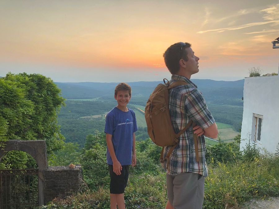 2018 European travel review: Sunset in Motovun