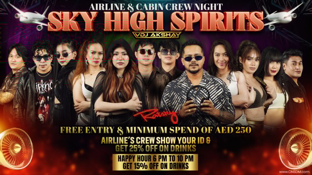 Airline & Cabin Crew Night - Every Monday