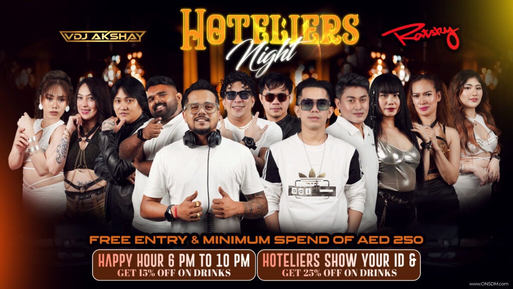 Hoteliers Night - Every Sunday