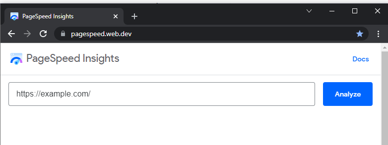 pagespeed-insights-check-url