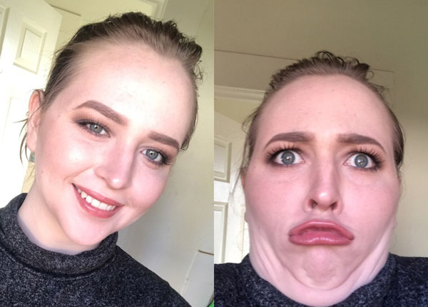 Pretty girls with ugly faces. (5)