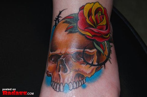 Two men - one with red hair and one with no hair - whose appearance reflects the pop stars of the 90's.