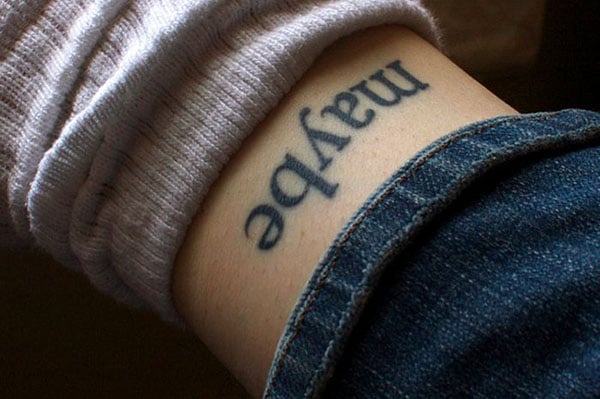 woman, wrist, tattoo