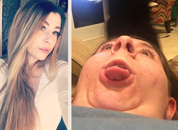 Pretty girls with ugly faces. (30)