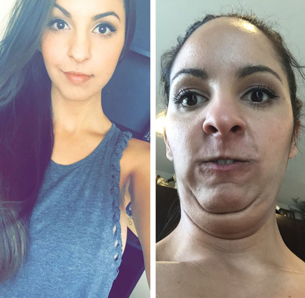 Pretty girls with ugly faces. (17)