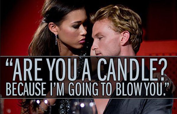 Cheesy Pick-Up Lines women would never use. (6)