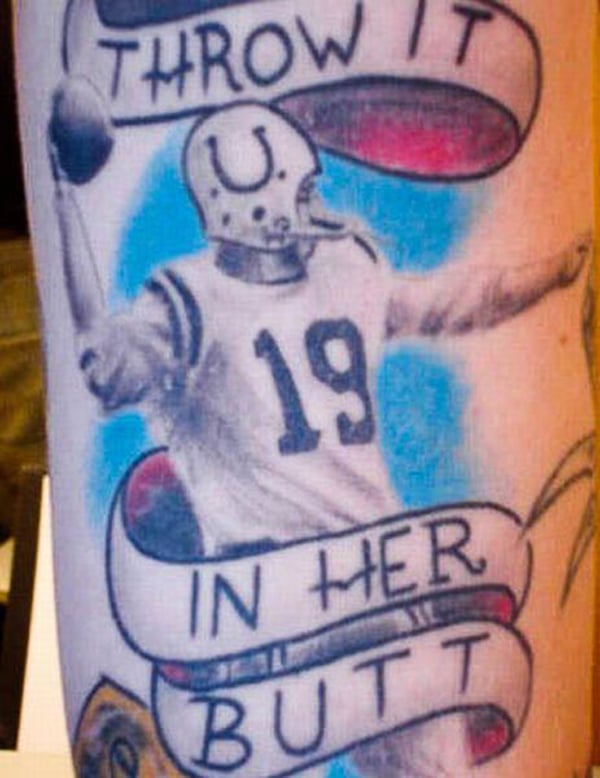A life-affirming tattoo that encourages positivity and empowerment.