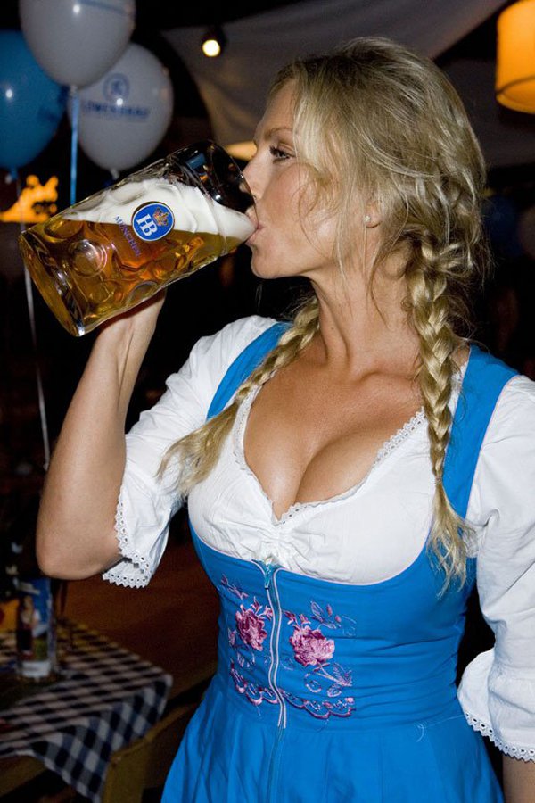 Hottest Oktober fest Girls dressed in Dirndl Oktoberfest costumes. (38)