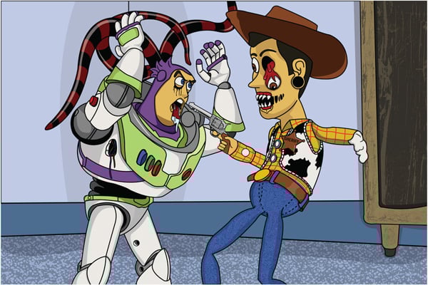 Twisted Cartoons Characters. Disney cartoons evil and killing. (1) (23)