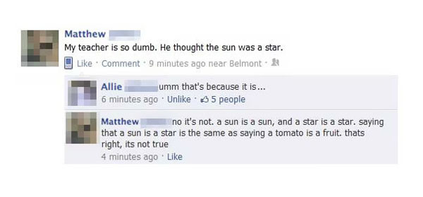 Funny Facebook Fails. (5)