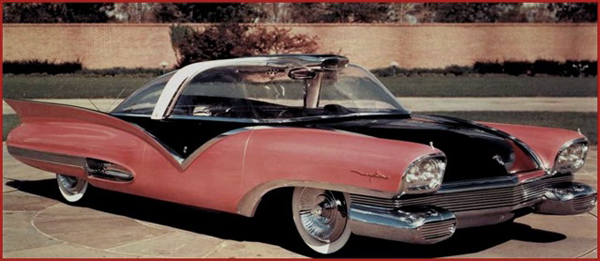 Cars from the 1950s that did not make the production line. (8)