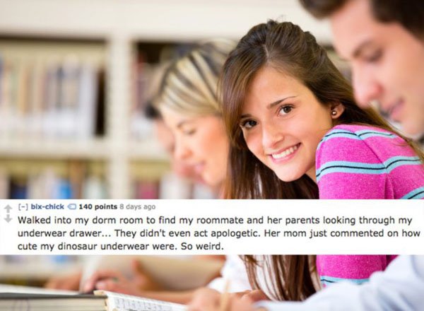 College Roommate Horror Stories in meme form. (19)