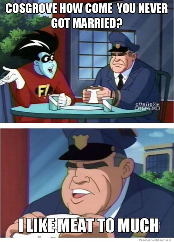 An image with a hidden dirty joke, depicting a man and a woman and the caption