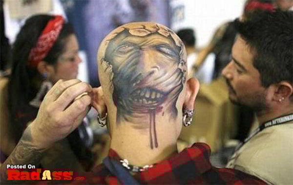 Tattoo, zombie.