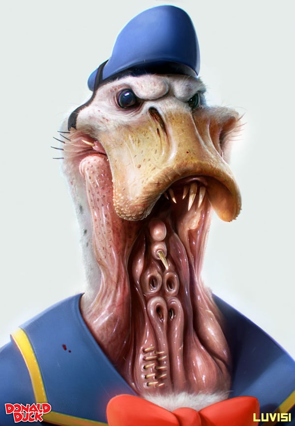 Twisted Cartoons Characters. Disney cartoons evil and killing. (1) (17)