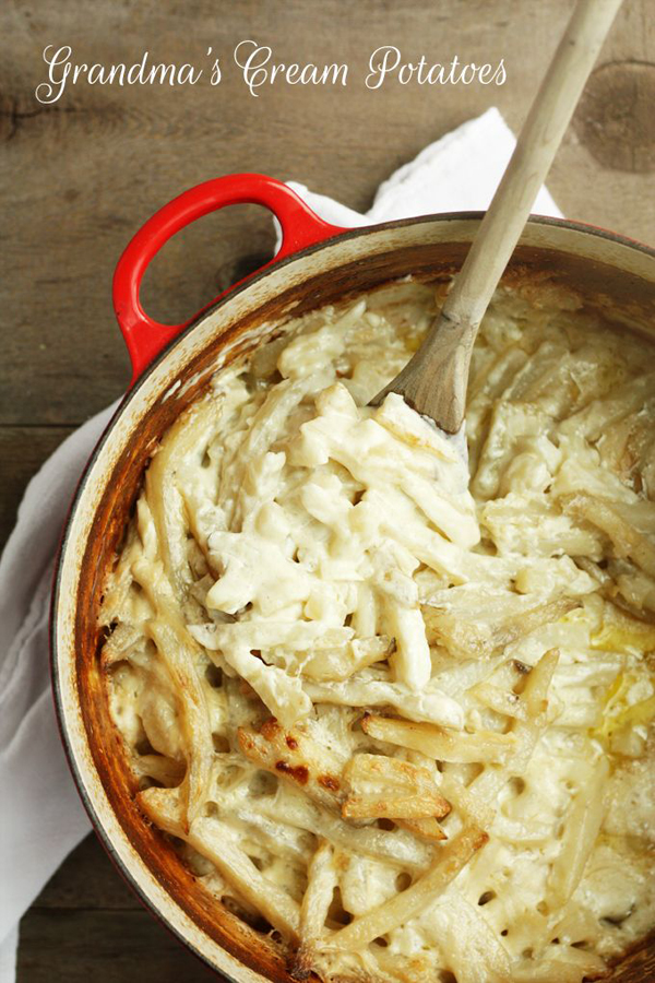 Comforting cream potato recipe passed down from Grandma.