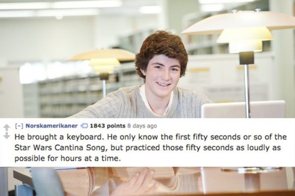 College Roommate Horror Stories in meme form. (14)