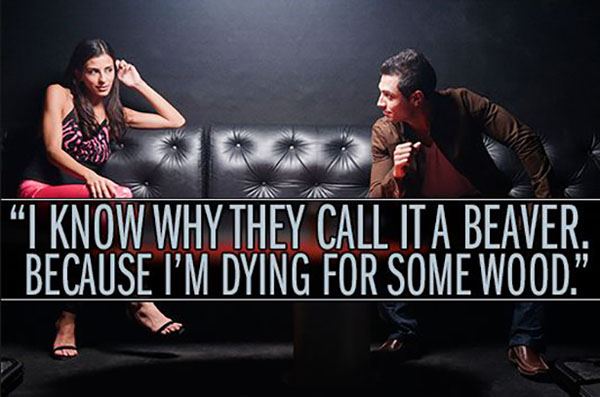 Cheesy Pick-Up Lines women would never use. (4)