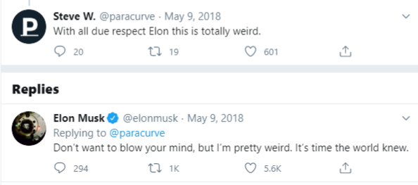 Two tweets from Steve W, reflecting his thoughts on current events and technology.