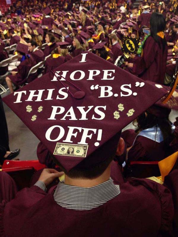 Funny Graduation Caps photos. (20)