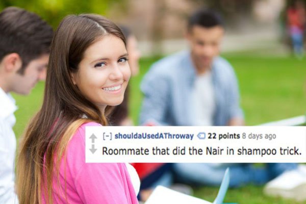 College Roommate Horror Stories in meme form. (4)