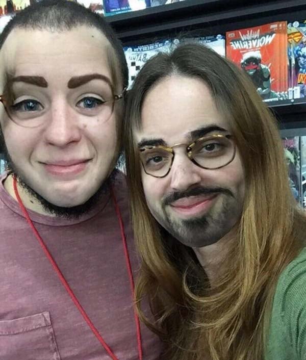 Creepy Face Swaps. (2)