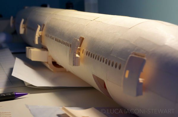 Large airplane, model
