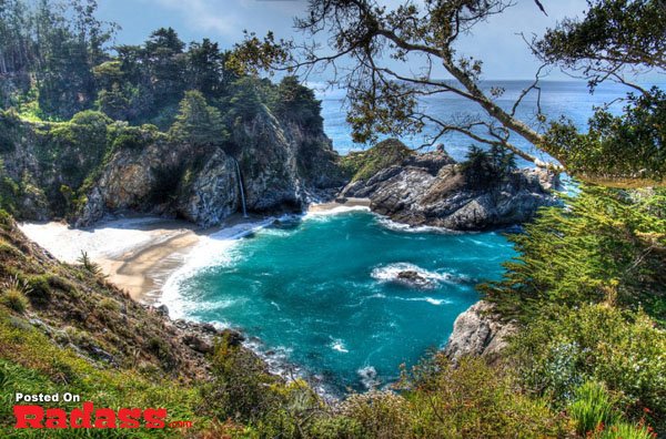 Escape from civilization: Big Sur, California.