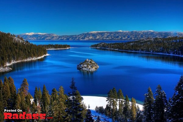 Escape to Lake Tahoe, California.