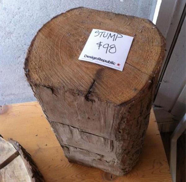 A uniquely inscribed wooden sign epitomizing the creative essence of hipsters.