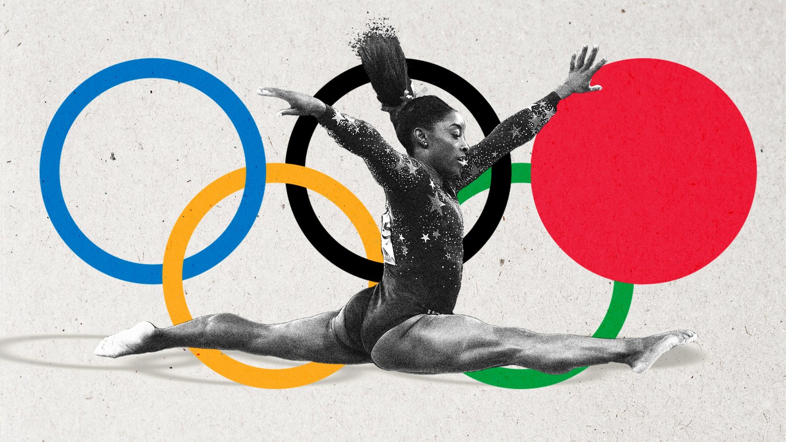 An Olympic gymnast facing Olympic pressure.