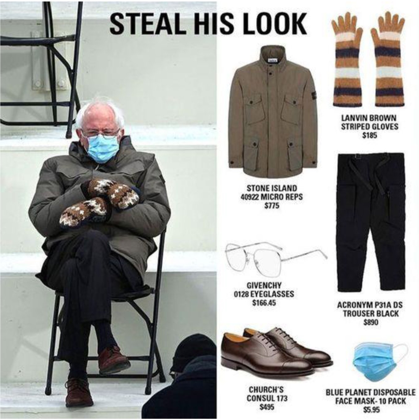 Bernie Sanders hilariously steals the spotlight during the inauguration with his iconic look, inspiring countless memes.