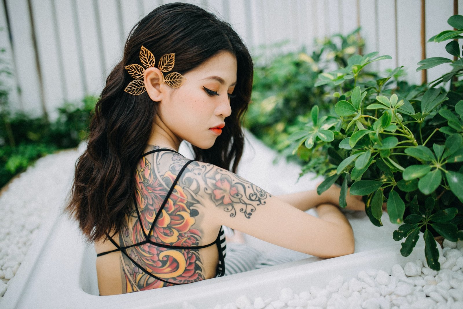 hottie tattoo girl women
