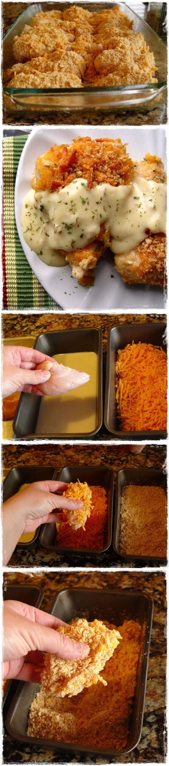 A mouthwatering collage illustrating the irresistible process of creating cheesy tater tots.