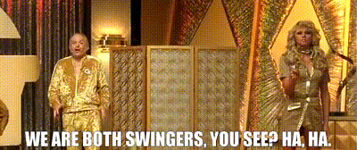 YARN | We are both swingers, you see? Ha, ha. | Austin Powers in Goldmember (2002) | Video gifs by quotes | 7724b701 | 紗