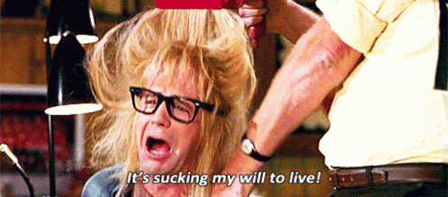 Will To Live Pull Hair GIF - Will To Live Pull Hair Waynes World - Discover & Share GIFs