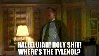 YARN | Hallelujah! Holy shit! Where's the Tylenol? | National Lampoon's Christmas Vacation (1989) | Video gifs by quotes | d20ffd08 | 紗