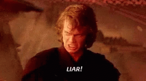 Star Wars Anakin GIF - Star Wars Anakin Liar - Discover & Share GIFs