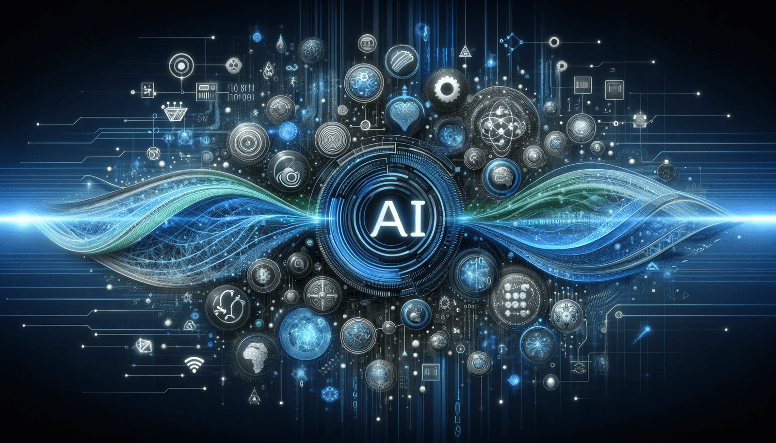 The word ai on a dark background.