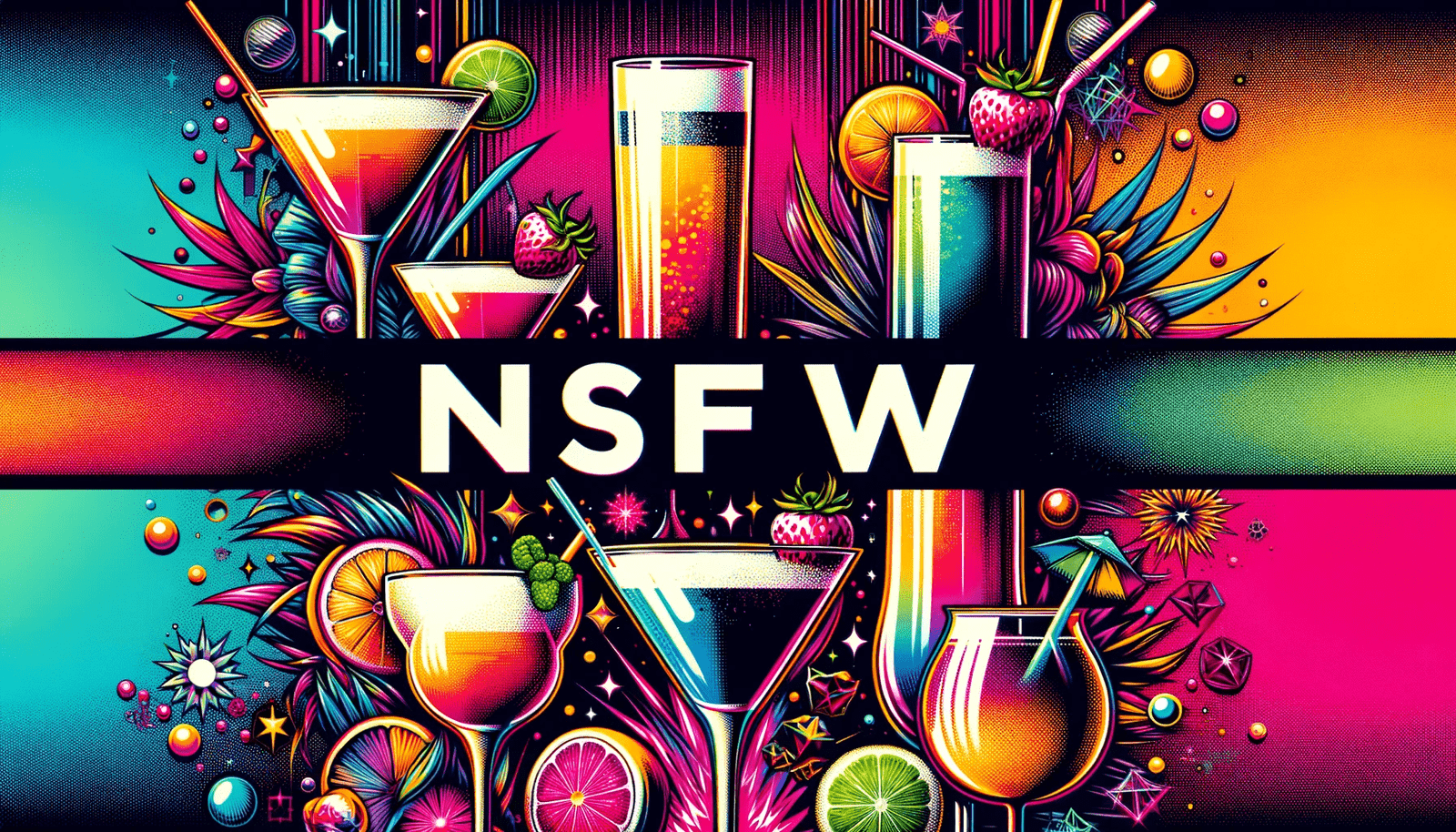 Explore a tantalizing selection of 25 NSFW cocktails, ranging from the bold and audacious 'Balls Deep' to the irresistibly tempting 'Wet Pussy'.