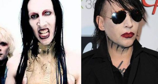 Pop Stars of the 90's with black hair and what they look like today.